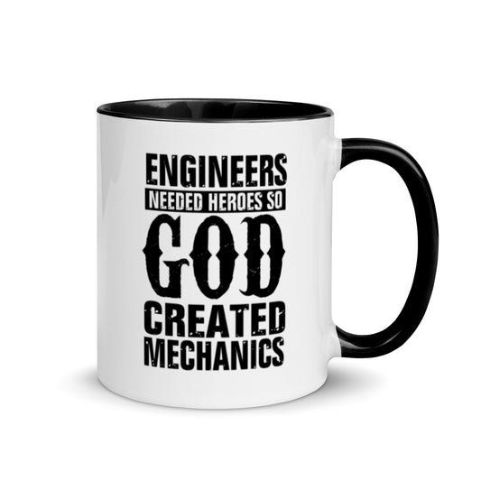 God created mechanics. Mug
