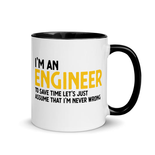 I'm an engineer, yellow version. Mug