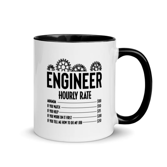 Hourly rate. Mug