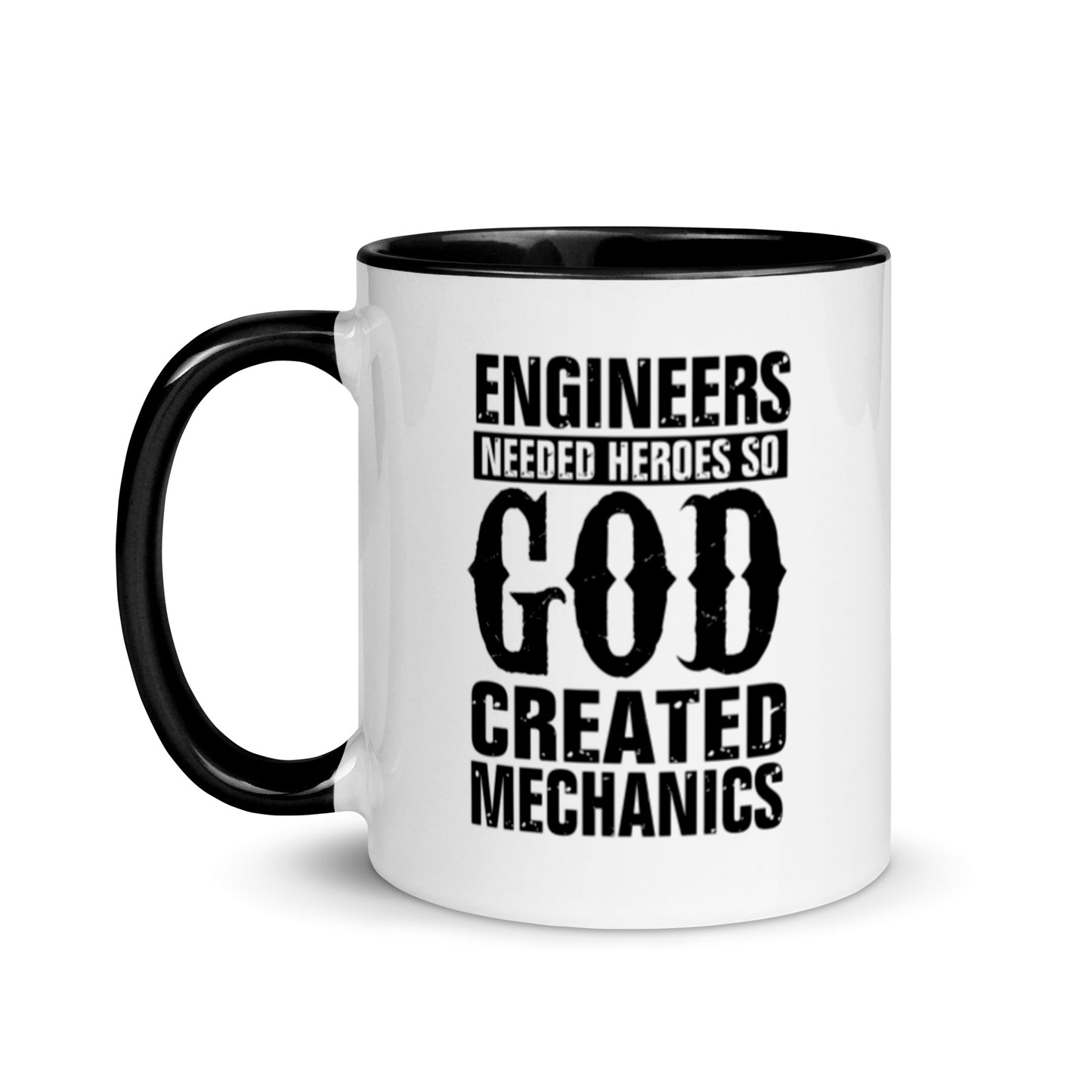 God created mechanics. Mug
